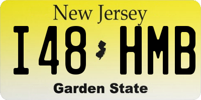 NJ license plate I48HMB