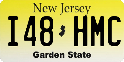 NJ license plate I48HMC