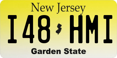 NJ license plate I48HMI