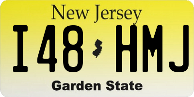 NJ license plate I48HMJ
