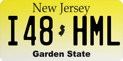 NJ license plate I48HML