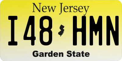 NJ license plate I48HMN
