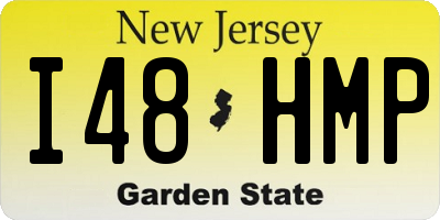 NJ license plate I48HMP