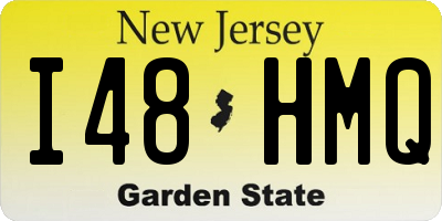 NJ license plate I48HMQ