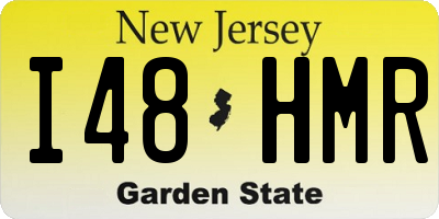NJ license plate I48HMR