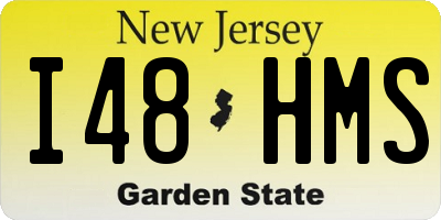 NJ license plate I48HMS