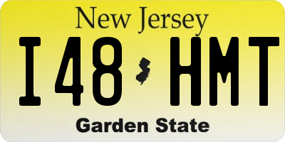 NJ license plate I48HMT
