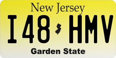 NJ license plate I48HMV