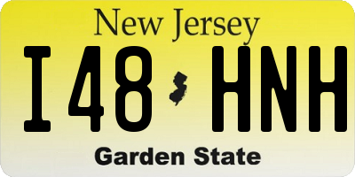 NJ license plate I48HNH
