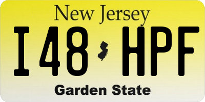 NJ license plate I48HPF
