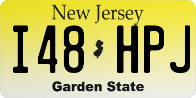NJ license plate I48HPJ
