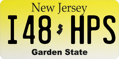 NJ license plate I48HPS