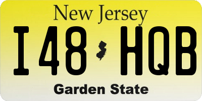 NJ license plate I48HQB