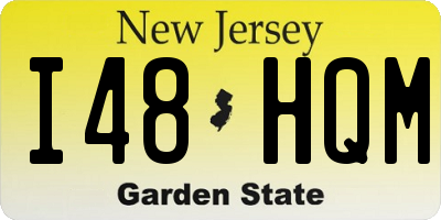 NJ license plate I48HQM