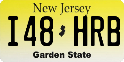 NJ license plate I48HRB