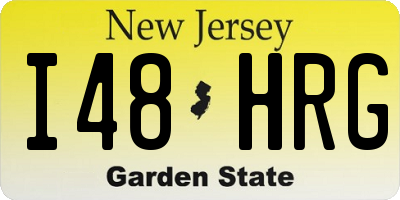 NJ license plate I48HRG