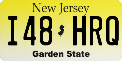 NJ license plate I48HRQ