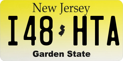 NJ license plate I48HTA