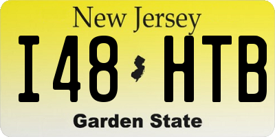 NJ license plate I48HTB