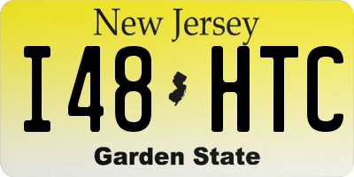 NJ license plate I48HTC