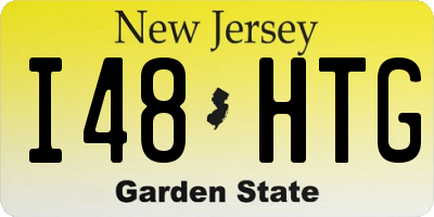 NJ license plate I48HTG