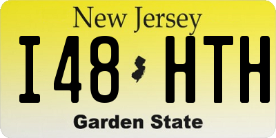 NJ license plate I48HTH