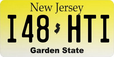 NJ license plate I48HTI