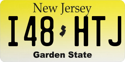 NJ license plate I48HTJ