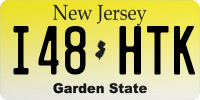 NJ license plate I48HTK