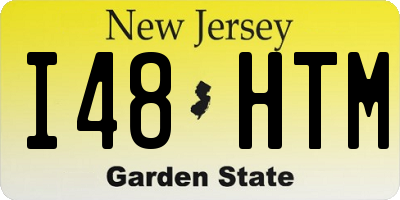 NJ license plate I48HTM