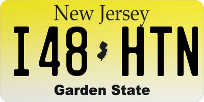 NJ license plate I48HTN