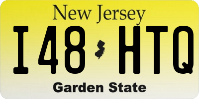 NJ license plate I48HTQ
