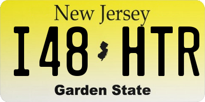 NJ license plate I48HTR