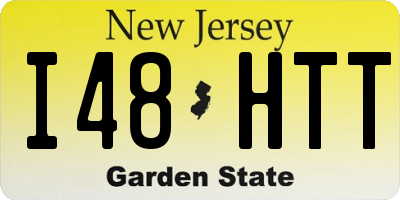 NJ license plate I48HTT