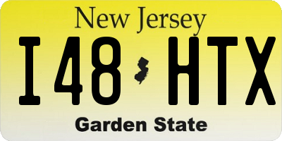 NJ license plate I48HTX