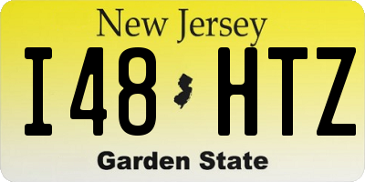 NJ license plate I48HTZ