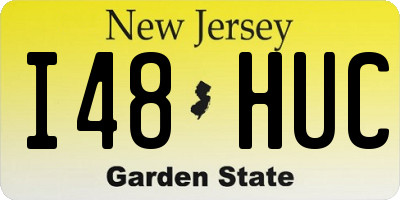 NJ license plate I48HUC