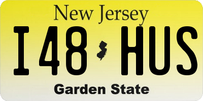 NJ license plate I48HUS