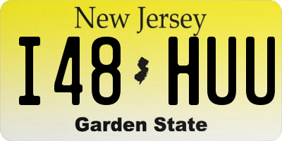 NJ license plate I48HUU