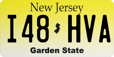 NJ license plate I48HVA