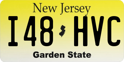NJ license plate I48HVC