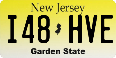 NJ license plate I48HVE