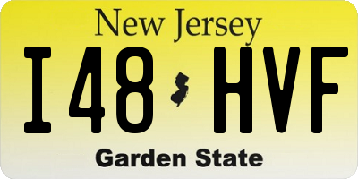 NJ license plate I48HVF