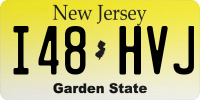 NJ license plate I48HVJ