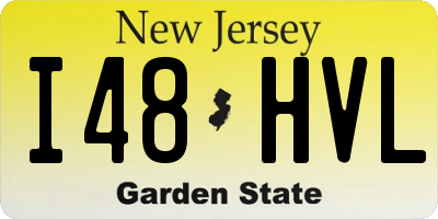 NJ license plate I48HVL