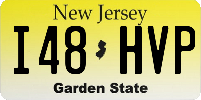 NJ license plate I48HVP
