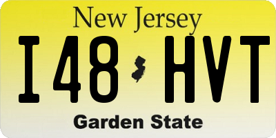 NJ license plate I48HVT