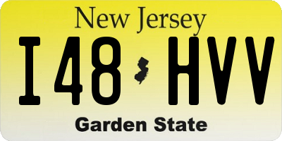 NJ license plate I48HVV