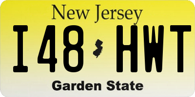 NJ license plate I48HWT