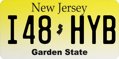 NJ license plate I48HYB
